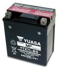BATTERIE YUASA (YTX7L-BS) APRILIA MOJITO 150 2006