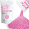 Hemway Glitter Paint Additive - Rose Pink | Microfine Metallic Flakes for Adding Sparkle to Paints & Wood Varnish | Add to Emulsion, Acrylic & Latex for Indoor Sparkly Walls | 100 g