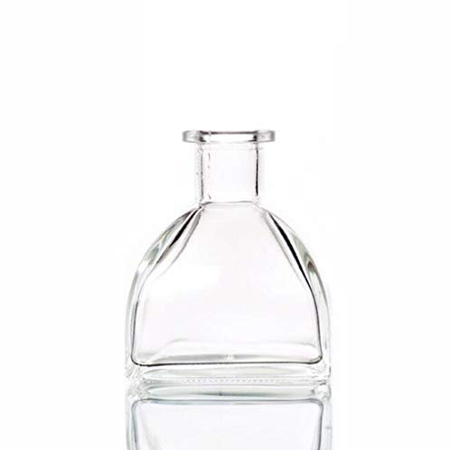 VASANA 1PCS 150ml/5oz Glass Diffuser Bottles Empty Clear Aromatherapy Diffuser Glass Bottle Refillable Travel Sample Packing Container Aroma Bottles Diffusers Vase for Aromatherapy DIY Home Use