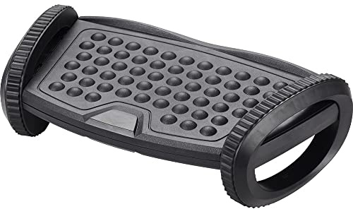 Q-connect Fußstütze mit Rollfunktion 2 Höhen 417 x 225 x 135 mm
