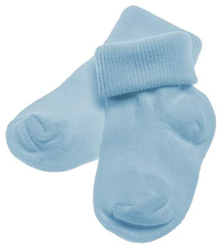 PETTI Artigiani Italiani - Calzino Neonato Estivo, 6 Paia di Calzini Neonato in Cotone Filo di Scozia 100% Made in Italy, Calzini Neonato 0-1 Mesi Assortito Maschietto