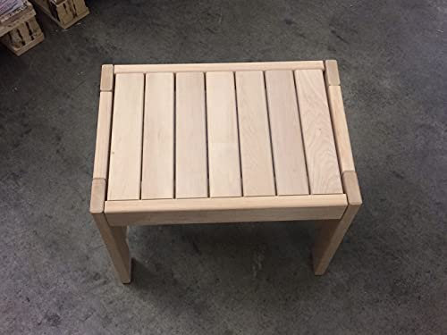 Banc de Sauna en pin Taille I 50x35x30 cm
