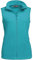 Outdoor Ventures Women's Fleece Gilet Lightweight Outerwear Vest Ladies Micro Fleece Bodywarmer 160G with 4 Pockets for Hiking Camping Travelling, Green Blue M