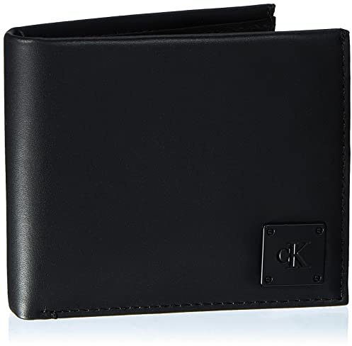 Calvin Klein Jeans Damen Bifold W/Coin + DRING KEYFOB Bifold Wallet Schwarz One Size