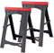 2 x Kunststoff Klappbock Sägebock Unterstützbock Stützbock Böcke Set 100/150 kg