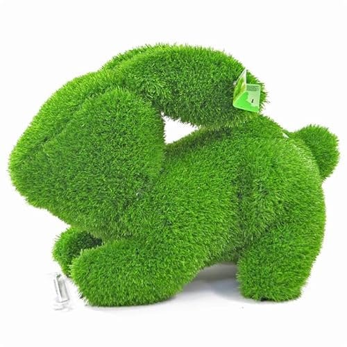 AniPlants Kögler 53288 Hase, Deko-Figur aus Kunstrasen, 65 cm groß, wetterfest und formstabil, mit Ankern zur Befestigung, ideal als Deko für Garten und Haus
