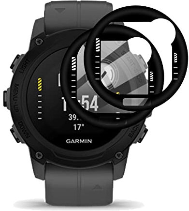 FiiMoo Schutzfolie Kompatibel mit Garmin Descent G1, [2 Stück] [5H Härte] [3D-Folie] [Anti-Kratzfest], für Garmin Descent G1 Displayschutzfolie