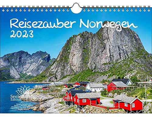 Reisezauber Norwegen DIN A4 Kalender für 2023 Norwegen Stadt und Land - Seelenzauber, mehrfarbig, KN2023-4W-0368-D-0