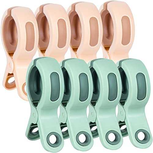 Strandtuch-Clips für Strandkorb, Handtuchhalter für Strandkorb, Pool, Stuhl auf Kreuzfahrt, Jumbo-Größe, um Ihr Handtuch vor dem Wegblasen zu schützen, robust und in hellen Farben