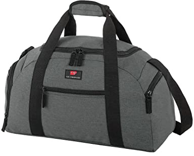 Von Cronshagen Reisetasche T1 RT34 | praktische Tasche mit großem Hauptfach | Reisetasche für Sport, Reise, Freizeit | Abnehmbarer Schulterriemen mit Polsterung (Grey 2-Tone, S - kleine Tasche)