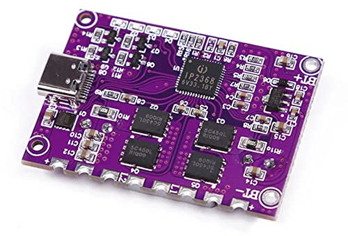 Hopbucan IP2368 Bidirectional 100W Fast Charging Module -Boost Type-C Interface Lithium Battery Power Fast Charging Board