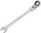 DAKCOS Llave combinada flexible Llave fija con carraca 7mm Llave de trinquete articulada, Cr-V