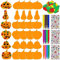DAZZTIME DIY Kürbis Bastelset,Herbst Basteln Kinder,137 Stück Filz Herbst Bastelset für Deko,Herbst Kränze Bastelset,Halloween Basteln Kinder,Basteln ab 3 4 5 6 Jahre für Jungen Mädchen