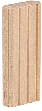 Trend 100 Stück Buchenholz Flachdübel (6 x 40mm) für Holzbearbeitung, Tischlerei und Möbelbau, TEN/6X40/100