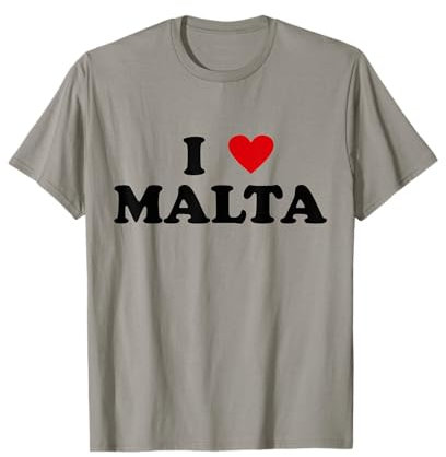 Vacation Island Heart - Funny I Love Malta Maglietta