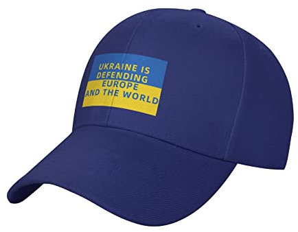 Baseball Cap Die Ukraine Verteidigt Europa Und Die Welt Trucker Hut Unisex Baseballkappe Mode Golf Caps Für Tennis Running Outdoor