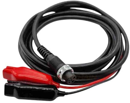 Colcolo Elektrische Angelrolle Stromkabel Batterieanschlussleitung 9,84 ft Hochleistungs-Doppelstecker für 2000 3000 300 400 500