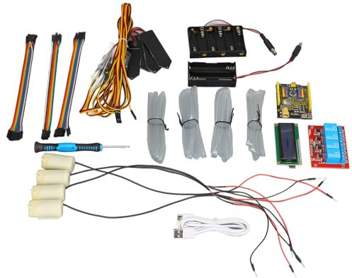 Kit de Riego Automático con Programación Mixta, de Riego Electrónico Educativo para Flores, 5 V, Ligero y Estable, Diseño Integrado de Material Plástico ABS
