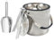 Zythrem Seau à Glace en Acier Inoxydable, 2L Seau à Glacon Isotherme, Seau à Glace Isolé à Double Paroi, avec Couvercle, Pince, Passoire et Poignée, Seau à Champagne pour Bar Fêtes Barbecues