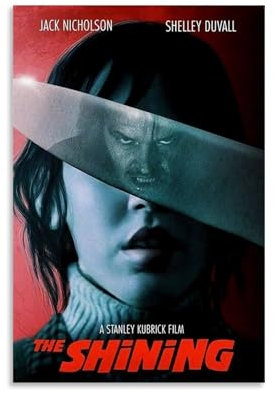 JIRUAHHY Filmposter The Shining für Schlafzimmer, Wohnzimmer, Wandkunst, Dekoration, Poster, 30 x 45 cm, ungerahmter Stil