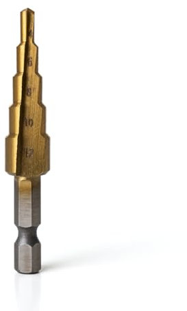 Weischer ® HSS Stufenbohrer 4-12mm HSS TITAN Kegelbohrer Kegelsenker Metall Fräser Bohrer