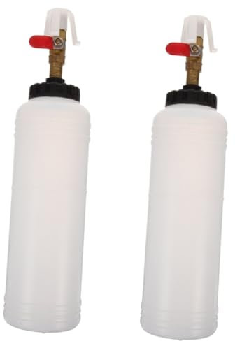 TOPPERFUN 2pcs Brake Oil Replacement Tool Brake Fluid Refill Bottle Easy to Use Leakproof Design