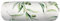 Nackenrollenhülle Olive ca. 15x40 cm – beties Italy Collection 100% Baumwolle – Premium Qualität – weiß mit grünen Oliven und zart goldenen Details