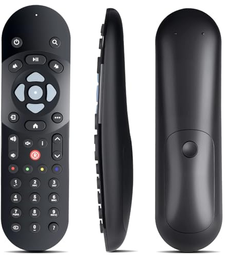Infrarot Fernbedienung Kompatibel mit Sky Q Box, Mini, Silber– Ersatzfernbedienung für Sky Q Receiver, Handlich