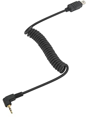 Cryfokt Kamera-Fernbedienungs-Auslösekabel, Effizientes Stretch-Kabel für D7200, D7000, D5100, für Blitzauslöser und Fernbedienungen, Kunststofflegierung, 1 Auslösekabel für Fotografie-Enthusiasten