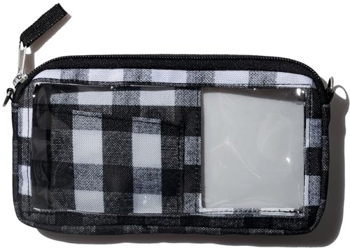 DQL Cute Design Phone case with Lanyard，Neck Phone Holder, Cross Body Phone Case Holder Wallet for Women for Biking, Hiking, Walking (Plaid)
