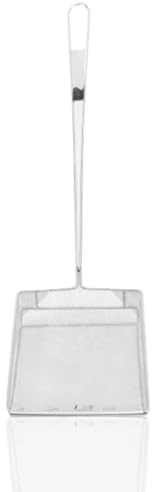 passoire à huile, écumoire carrée à mailles fines, écumoire d'huile pour friteuse, cuillère à écumoire à graisse, cuillère à écumoire à mailles fines avec long manche
