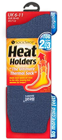 HEAT HOLDERS® - Herren Socken/Strümpfe Original, Farbe Denim, Größe 39-45