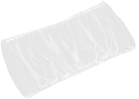 UEETEK Vogelkäfig Abdeckung Mesh Seed Catcher für Vogelfutter Kleintiere - Größe M (weiß)