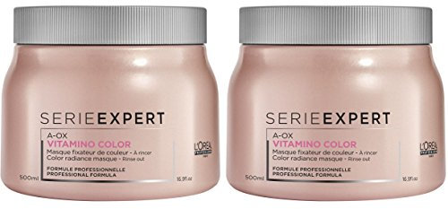 Loreal 2 er Pack Loreal Serie Expert Vitamino Color A.OX Gelmaske 500ML