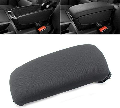 Consola reposabrazos central tapa, A3 8P, negro, paño