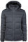 Tommy Hilfiger Men's Down Alternative Hooded Puffer Jacket (Standard and Big & Tall) Coat, Heather Navy, 4X