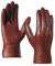 Harssidanzar Herren-Handschuhe aus italienischem Schaffell, hochwertig, mit Kaschmirfutter, GM006, Brandy (100% Kaschmir Futter, Upgrade), M