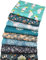 YYSZ 8 Stück je ca. 46 x 56 cm Baumwollstoff Meterware Stoffe Stoffreste Stoffpaket für Patchwork 100% Baumwolle DIY Baumwollstoff Baumwolltuch mit vielfältiges Muster zum nähen