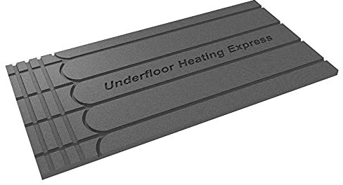 Solid Floor Routed XPS Panel Board for 16/15 mm Underfloor Heating Pipe – 150mm Centre (Min Order 50 Boards)