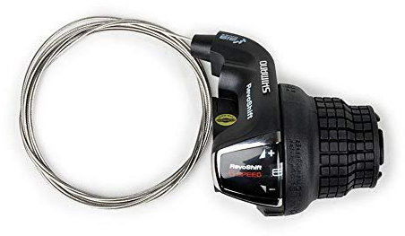 SCHWARZ Shimano Drehgriffschalter Revoshift SL-RS 45 6 fach oder 7 fach rechts(6 fach)