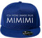 OwnDesigner Ich höre Immer nur mimimi Baseball Cap - Unisex Mütze, Cap für Herren und Damen, einfarbige Basecap (Cap 440 Blau)