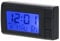 NOPNOG Auto Uhr, mit Temperaturanzeige, LCD-Digitalanzeige, selbstklebend, blaue Hintergrundbeleuchtung