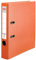 Herlitz® Ordner Q.file | Rücken 5 cm | PP-Folie | Büroorganizer für A4 Dokumente | Wechseletikett | Hebelmechanik mit Druckleiste | Aufnahme von 350 Blatt | orange