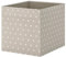 DRÖNA Box, 33x38x33 cm, beige/gepunktet - Aufbewahrungsbox kompatibel für Ikea-Kallax, Expedit