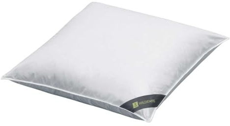 Spessarttraum Daunenkissen 80x80 cm WILDENTE | 3-Kammer Kopfkissen | 100% Daunen Wildente Füllung (Außenkammer) | Allergiker geeignet (Nomite) | Oeko-TEX | Made in Germany