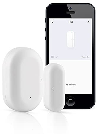MOES ZigBee Door Window Sensor, Wireless Contact Sensor, smart door sensor for Alarm System, Smart Life Tuya App Remote Control,Tuya Zigbee Hub Required