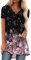 Shirts Damen Sommer locker Hemden Damen t-Shirt Damen Leo Shirt Damen Bluse Royalblau floryday Tank top für Damen Tshirt Damen schulterfrei Retro Pullover Damen Damen