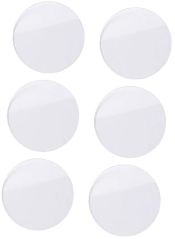 Hemobllo 6stücke Flaches Uhrenglas Runde Austauschbare Glasabdeckungen Transparente Uhrengläser Für Armbanduhren Oder Taschenuhren
