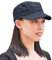 CHARM Herren Baumwolle Military Army Cap - Damen Sommer Basecap Winter Hat Mütze Indigo