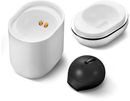SZHTFX Auriculares Invisibles Bluetooth para Dormir, Mini Auriculares discretos Ocultos para el Trabajo, pequeños Canales auditivos - Auriculares Individuales con Funda de Carga (Negro)